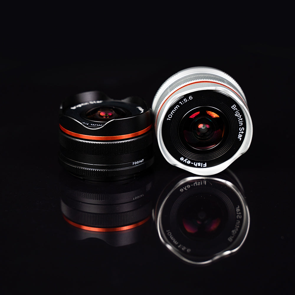 Brightin Star 10mm F5.6 APS-C Fisheye Lens Wide-Angle Lens For M43/Canon M/Canon RF/Sony E/ Nikon Z/Fuji X Mount