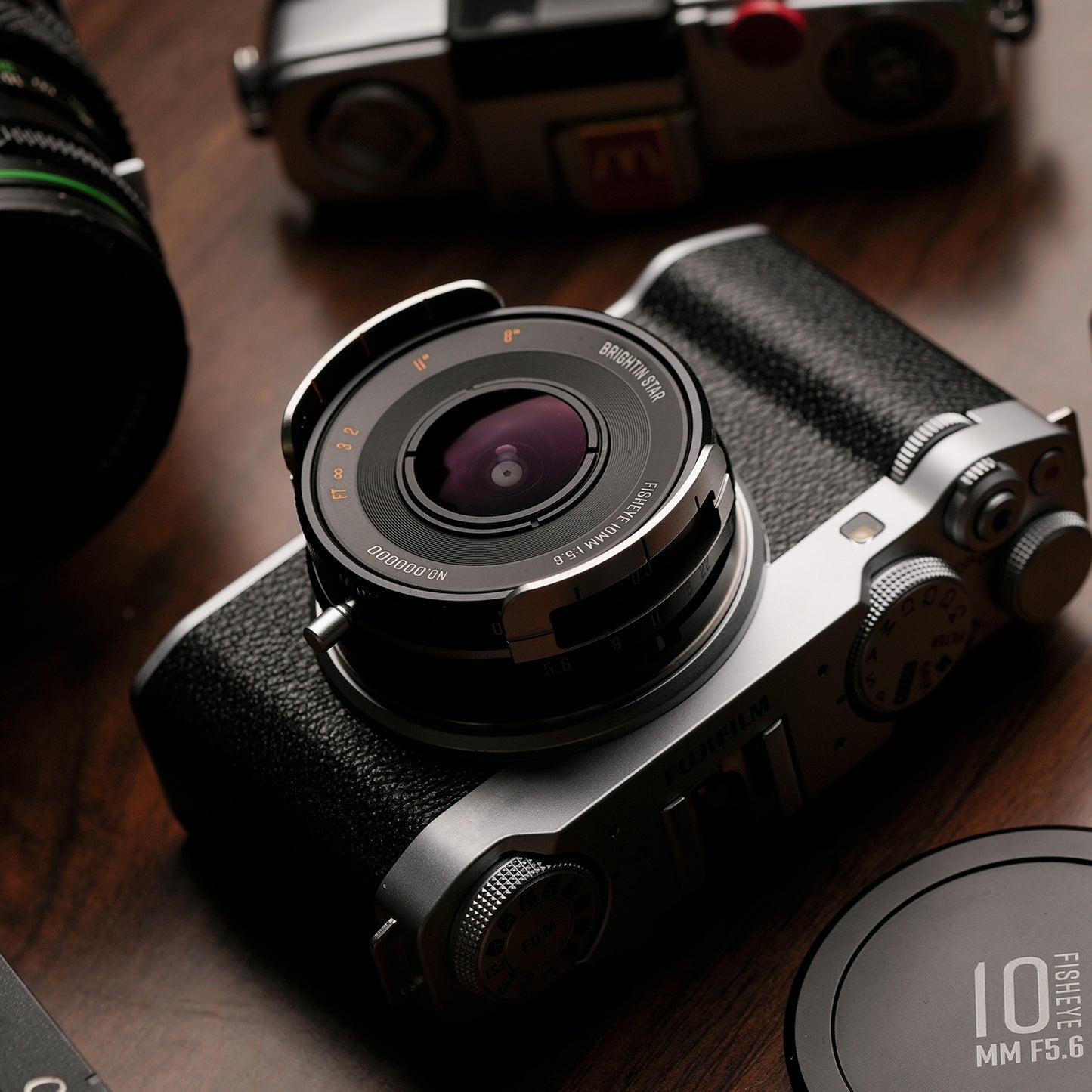 Brightin Star 10mm F5.6 Pro APS-C Fisheye Lens Wide-Angle Lens For M43/Sony E/ Nikon Z/Fuji XF/Canon RF-S Mount