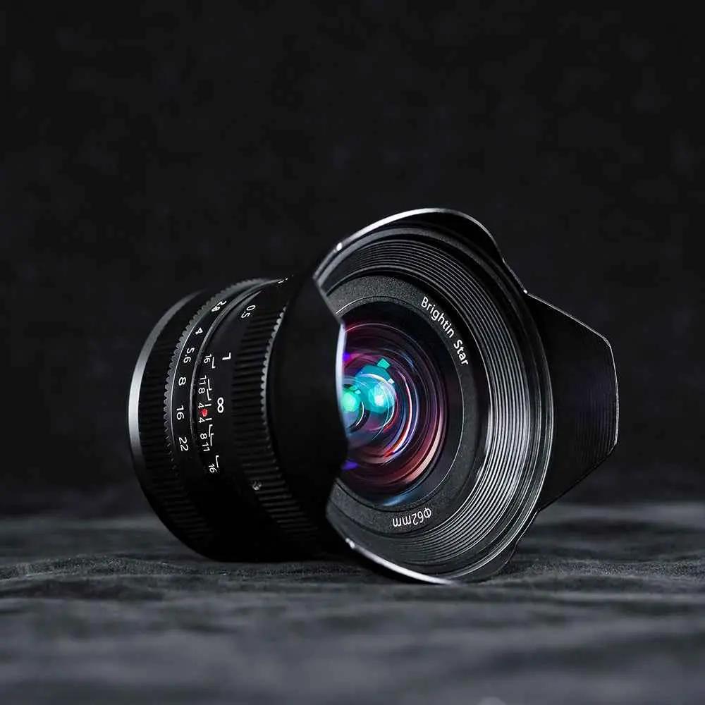 12mm F2.0 APS-C Ultra Wide-Angle Big Aperture Manual Focus Mirrorless Cameras Lens Fit for Canon EF-M mount