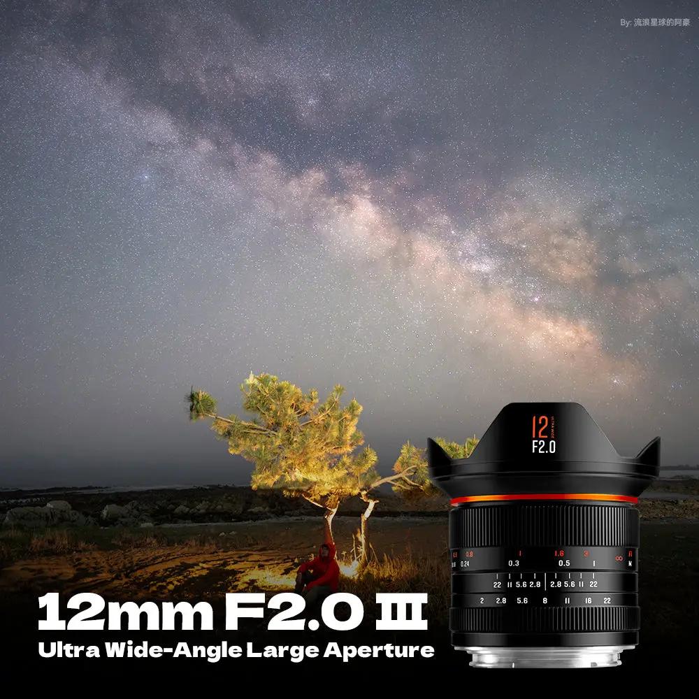 12mm F2.0 III APS-C Ultra Wide-Angle Big Aperture Cameras Lens For Nikon Z-Mount Save 30$-Checkout Price $169.00