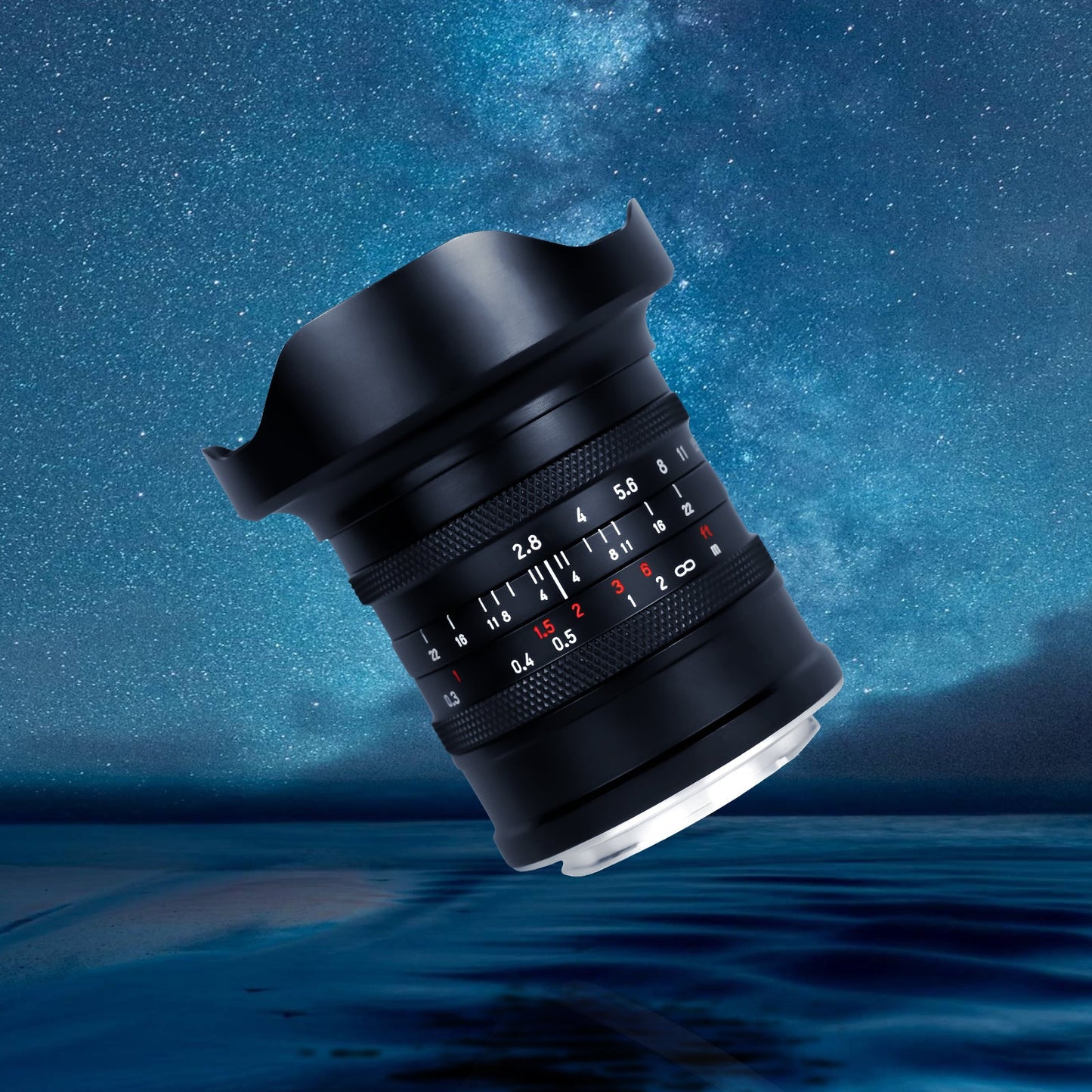 16mm F2.8 Full Frame Ultral Wide Angle Manual Focus Mirrorless Camera Lens, Fit for Canon RF Mount
