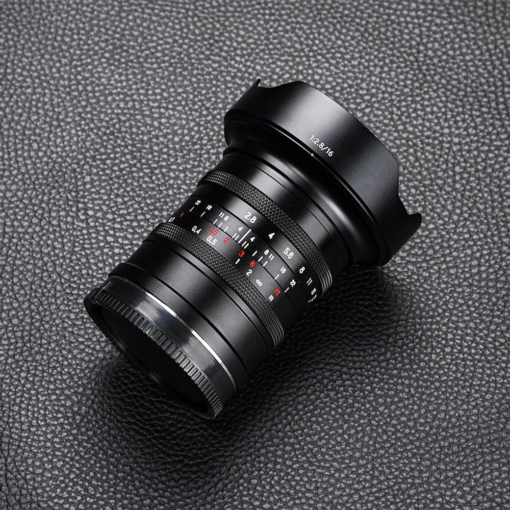 16mm F2.8 Full Frame Ultral Wide Angle Manual Focus Mirrorless Camera Lens, Fit for Canon RF Mount