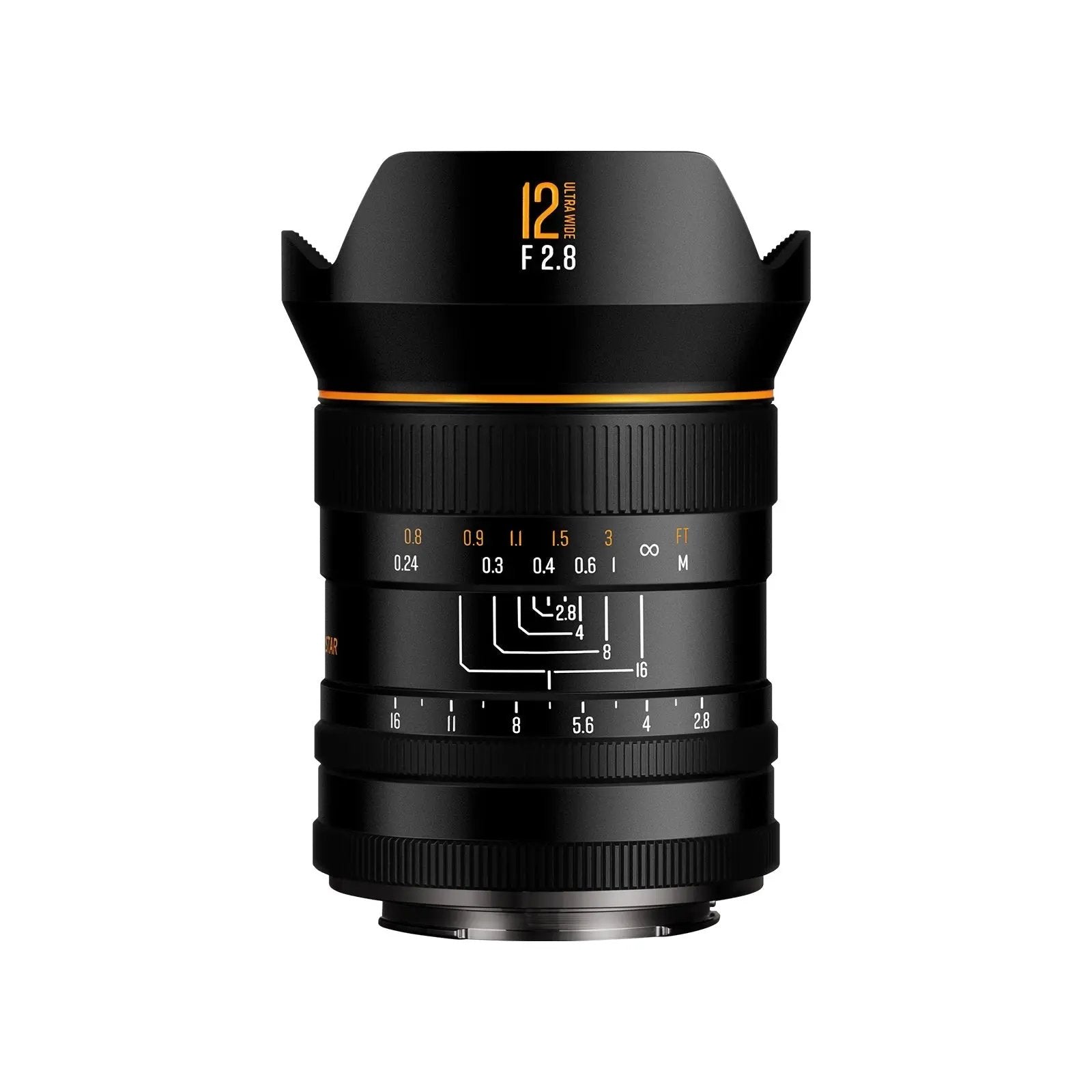 12mm F2.8 Full Frame 122.5° Ultra Wide Angle Manual Focus Prime Mirrorless Camera Lens Fit for L Mount BrightinStar.US