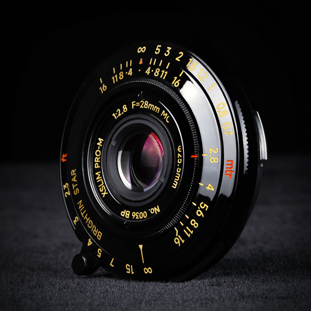 Exclusive 25.5mm ultra-thin UV filter (only 1mm thick) - fits Leica/Sigma/Panasonic L/Canon RF/Nikon Z/Sony E/Fuji X/GFX adapters - designed for 28mm F2.8 lenses