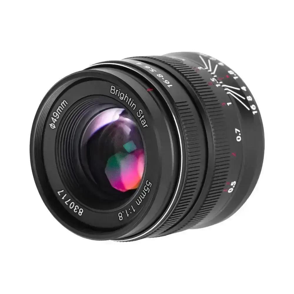 Brightin Star 55mm F1.8 Full Frame Large Aperture Manual Focus Lens for Canon RF/Nikon Z/Sony E Mount BRIGHTIN STAR