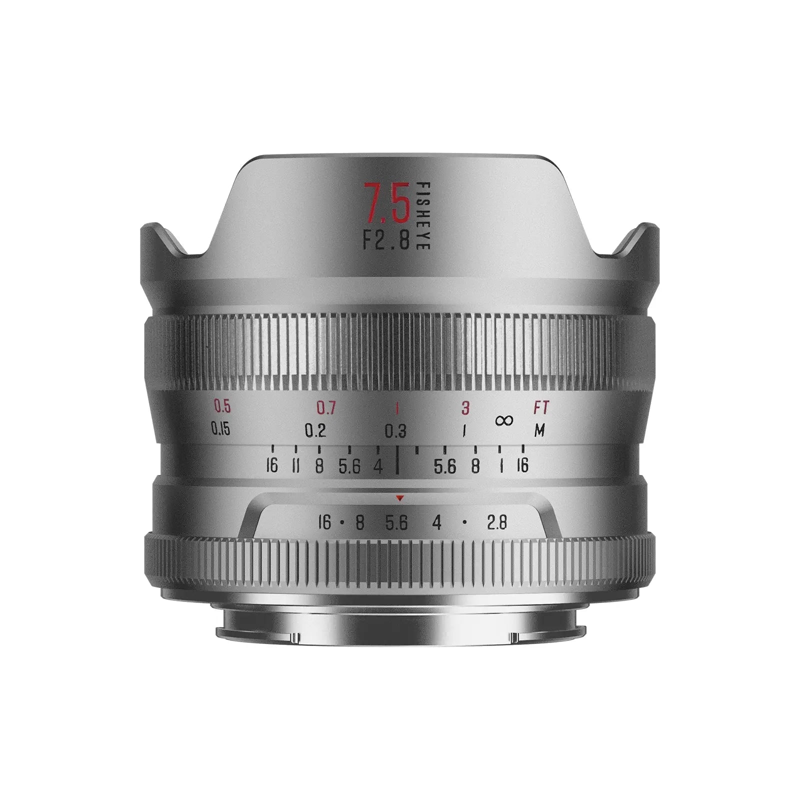 Brightin Star 7.5mm F2.8 IV Fisheye Lens for Canon EOS-M Mount Canon M Mount