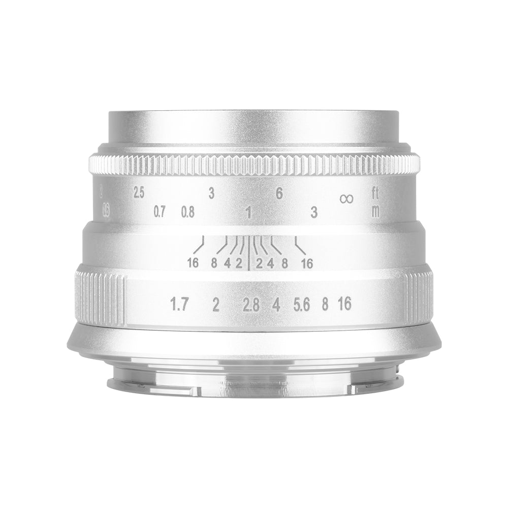 Brightin Star 35mm F1.7 APS-C Wide-Angle Manual Focus Prime Lens for M43/Canon M/Canon RF/Fuji X/Nikon Z/Sony E Mount