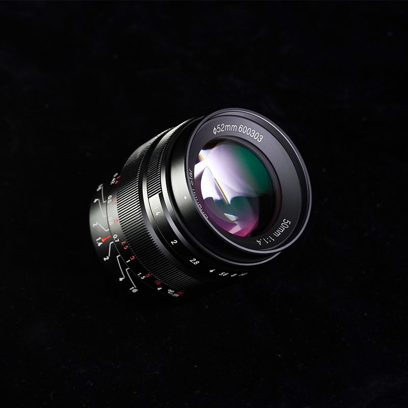 Brightin Star 50mm F1.4 APS-C Manual Focus Prime Lens for M43/Canon M/Fuji X/Sony E Mount