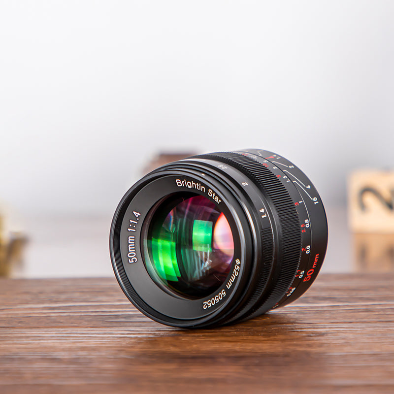 50mm F1.4 APS-C Manual Focus Prime Lens for Panasonic/Olympus Micro 4/3 Mount