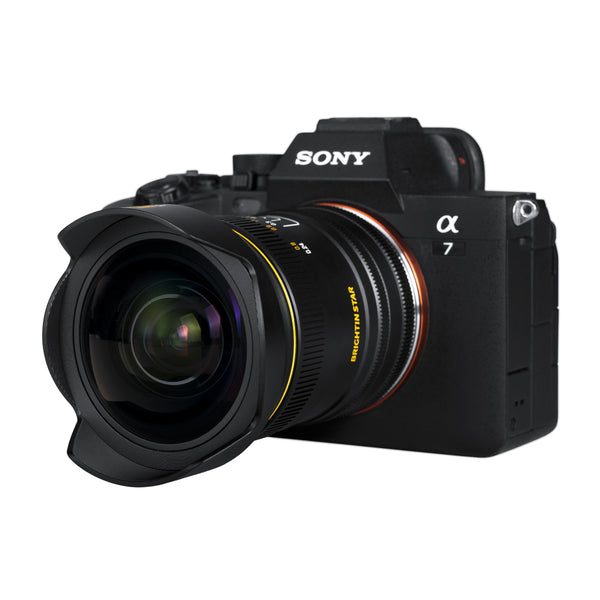 Brightin Star 12mm F2.8 Full Frame 122.5° Ultra Wide Angle Manual Focus Prime Mirrorless Camera Lens Fit for Sony E/Nikon Z/Canon RF/L Mount