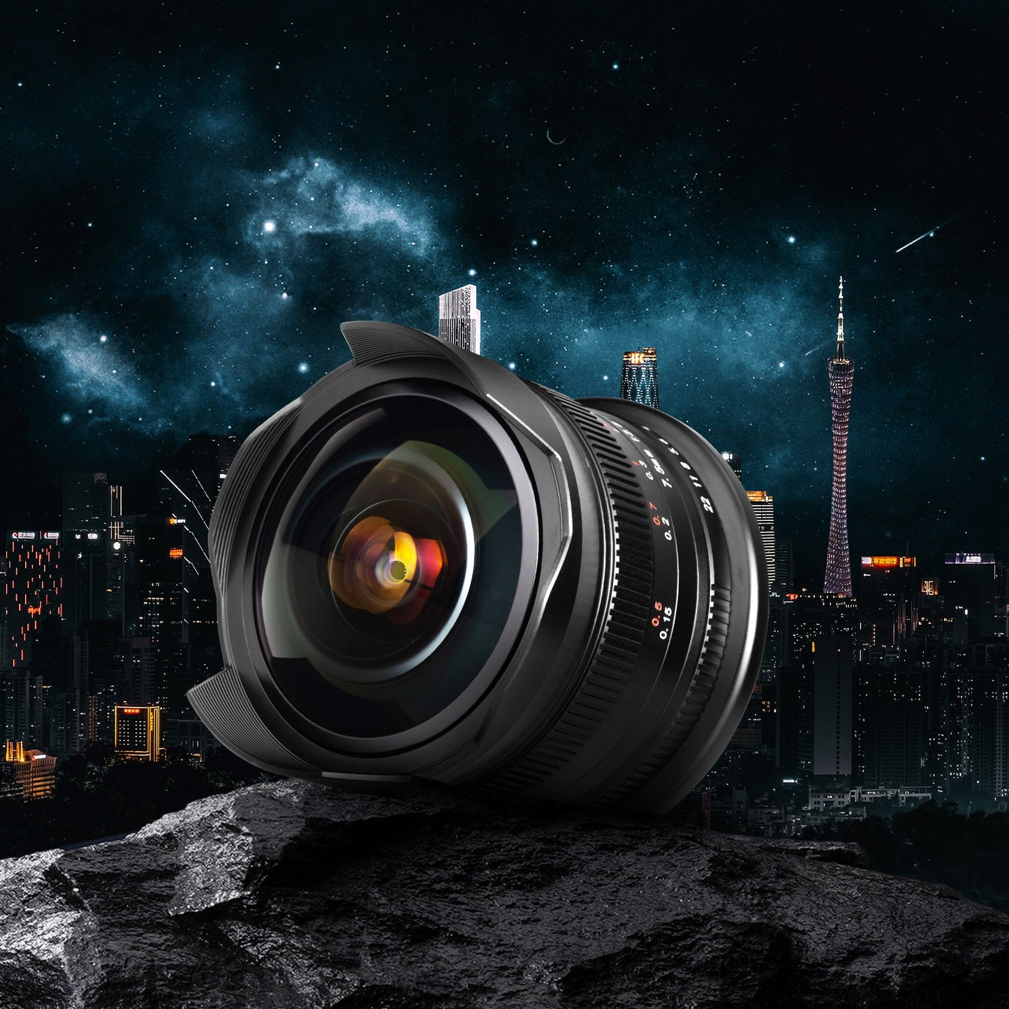 7.5mm F2.8 APS-C Fisheye Manual Focus Lens With ND Filter for Nikon Z-Mount