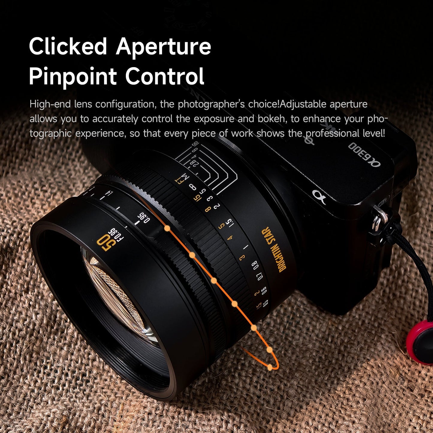 50mm F0.95 APS-C Night God Portrait Star Manual Fixed Focus Lens Suitable For Panasonic/Olympus Micro 4/3 Mount