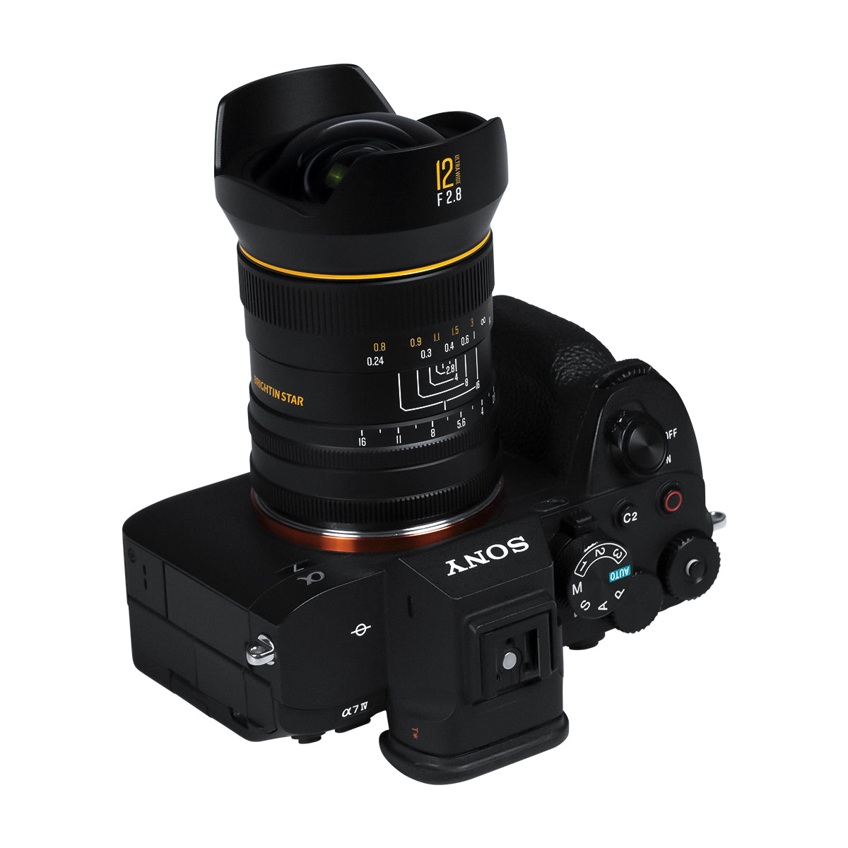 Brightin Star 12mm F2.8 Full Frame 122.5° Ultra Wide Angle Manual Focus Prime Mirrorless Camera Lens Fit for Sony E/Nikon Z/Canon RF/L Mount