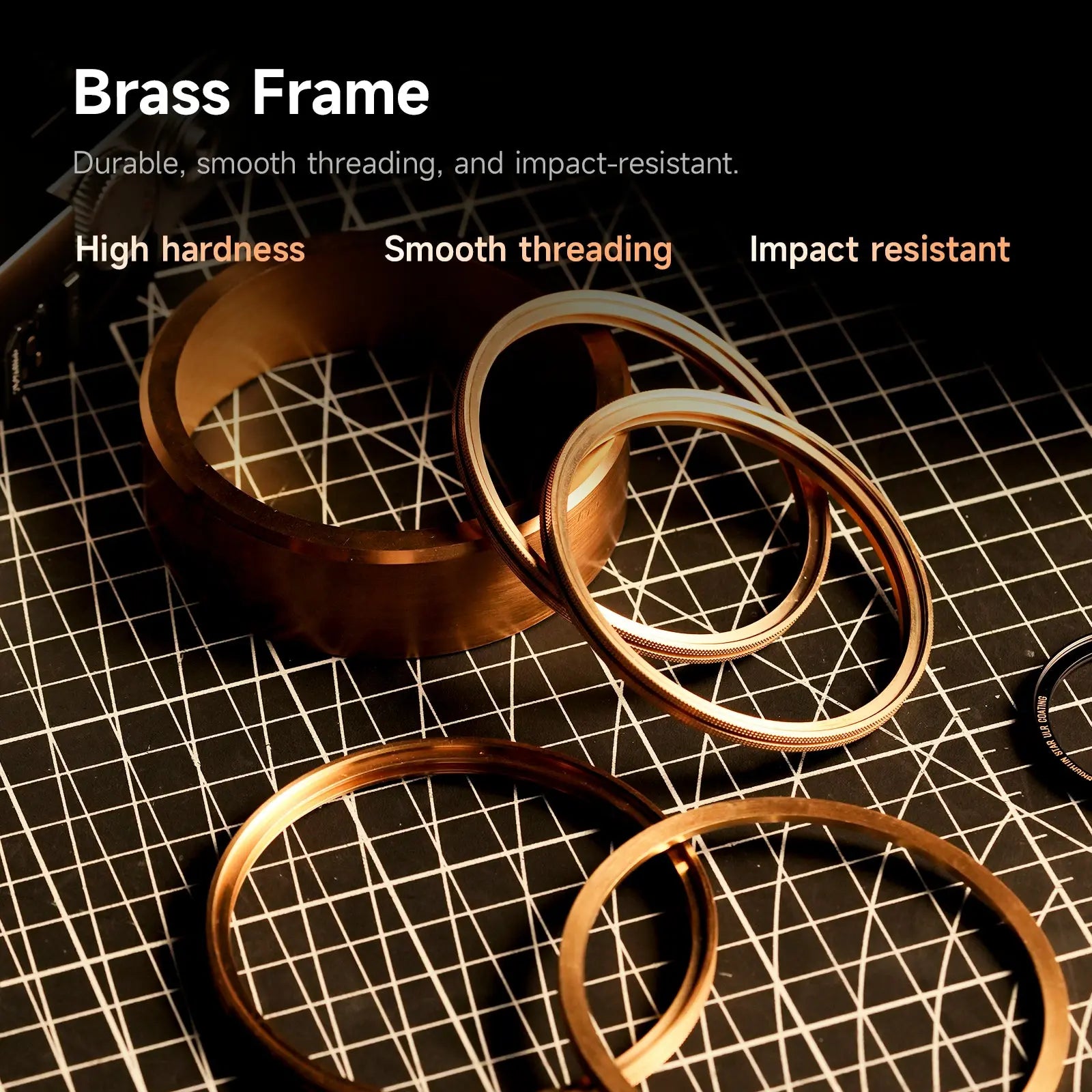 Brightin Star AERO UV Filter Brass Frame Ultra Slim Nano Coated UV Protection Lens Filter Main