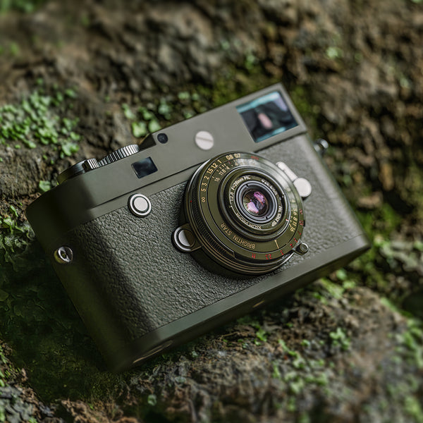 Brightin Star 28mm F2.8 Full Frame Pine Green Limited Edition Ultra-Thin Pancake Lens with Exclusive UV Filter Compatible with Leica M Mount