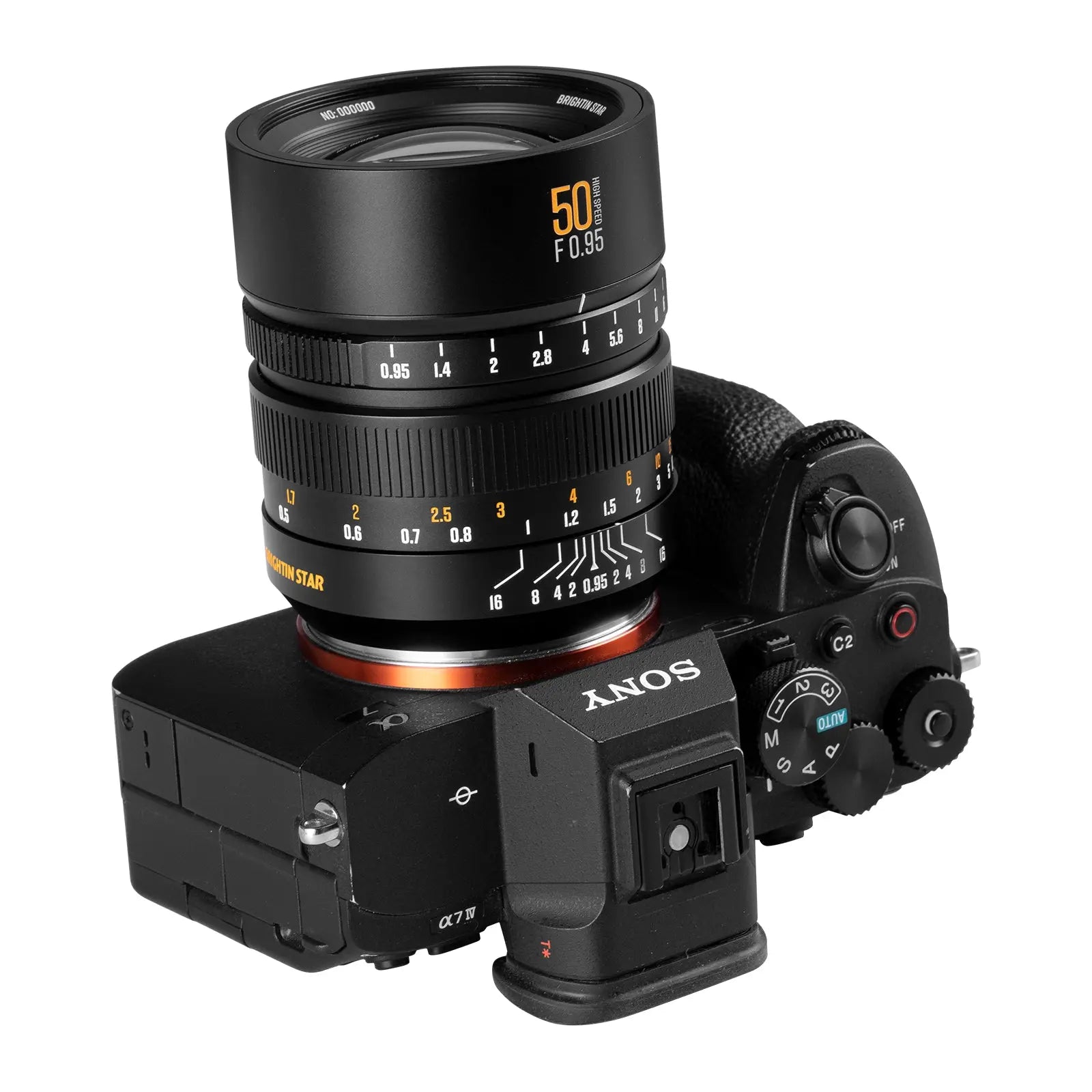 Brightin Star 50mm F0.95 II portrait setup