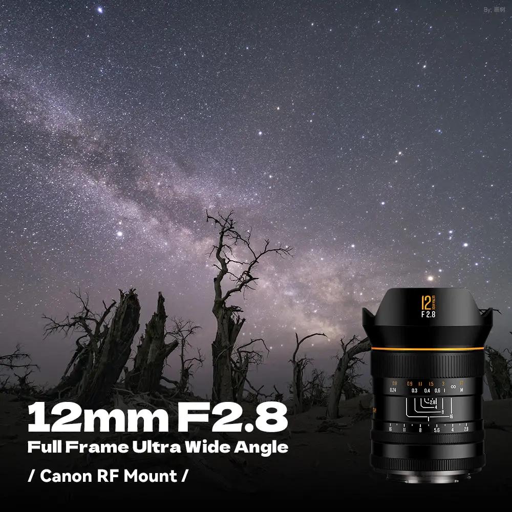 12mm F2.8 Full Frame 122.5° Ultra Wide Angle Manual Focus Prime Mirrorless Camera Lens Fit for Nikon Z Mount BrightinStar.US