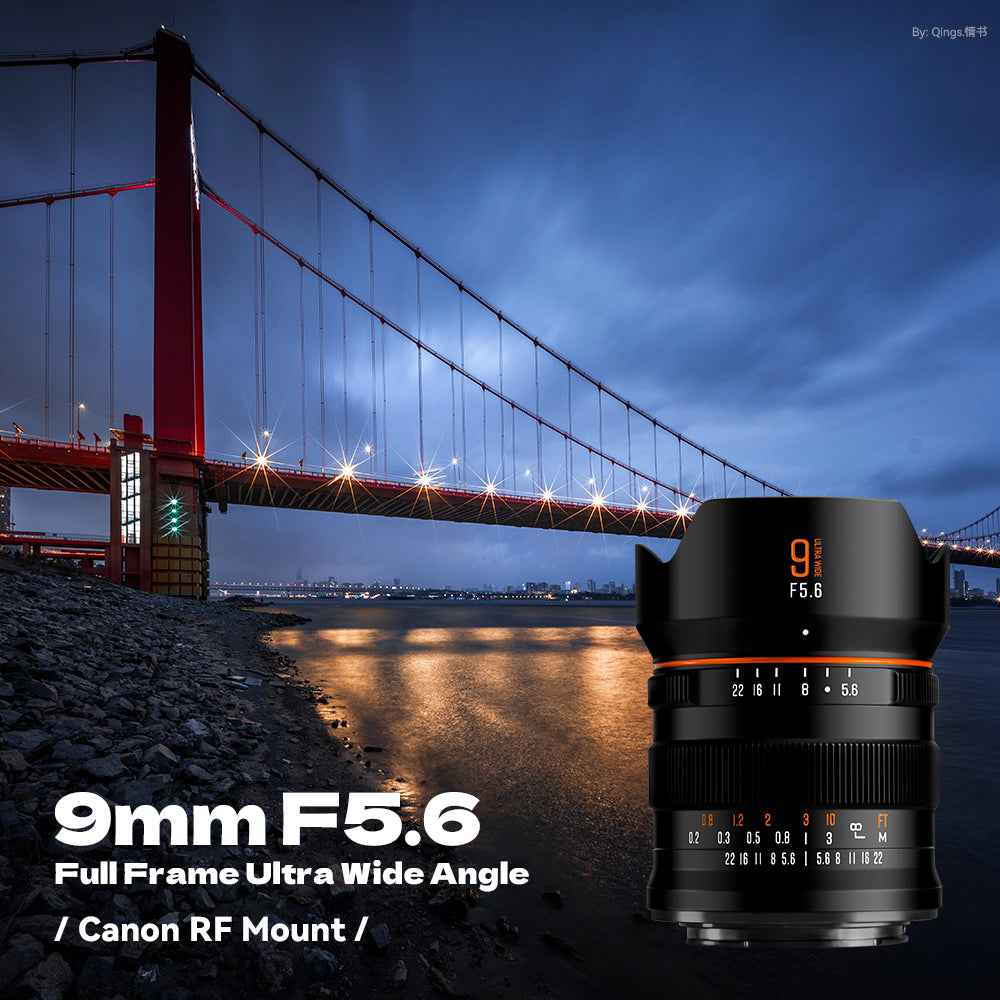 9mm F5.6 Full Frame Camera Lens with ND Filter For Canon-RF Mount
