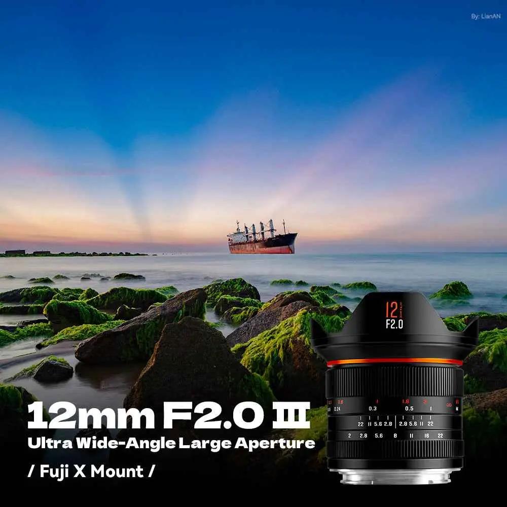 12mm F2.0 III APS-C Ultra Wide-Angle Big Aperture Cameras Lens For Panasonic/Olympus Micro 4/3 Mount