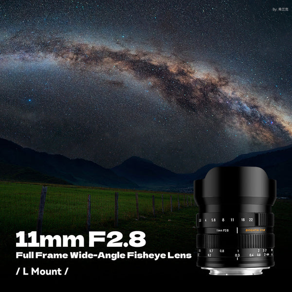 11mm F2.8 Full Frame Wide-Angle Starry Sky Fisheye Lens Suitable for Canon RF Mount
