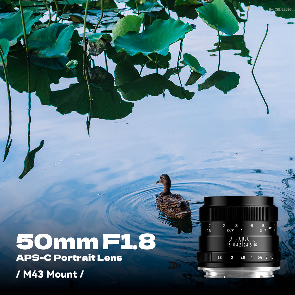 50mm F1.8 APS-C Manual Focus Lens Fit for Fuji X-Mount