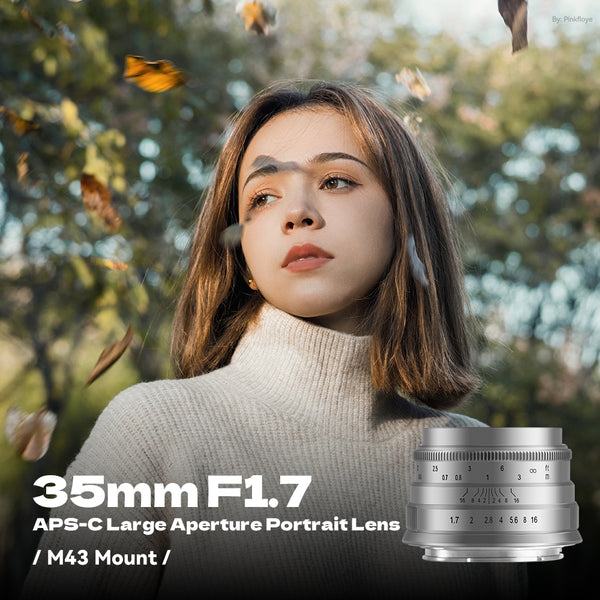 35mm F1.7 APS-C Wide-Angle Manual Focus Prime Lens for Sony E Mount