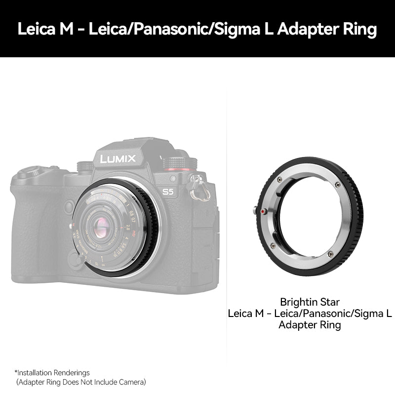 Exclusive 25.5mm ultra-thin UV filter (only 1mm thick) - fits Leica/Sigma/Panasonic L/Canon RF/Nikon Z/Sony E/Fuji X/GFX adapters - designed for 28mm F2.8 lenses