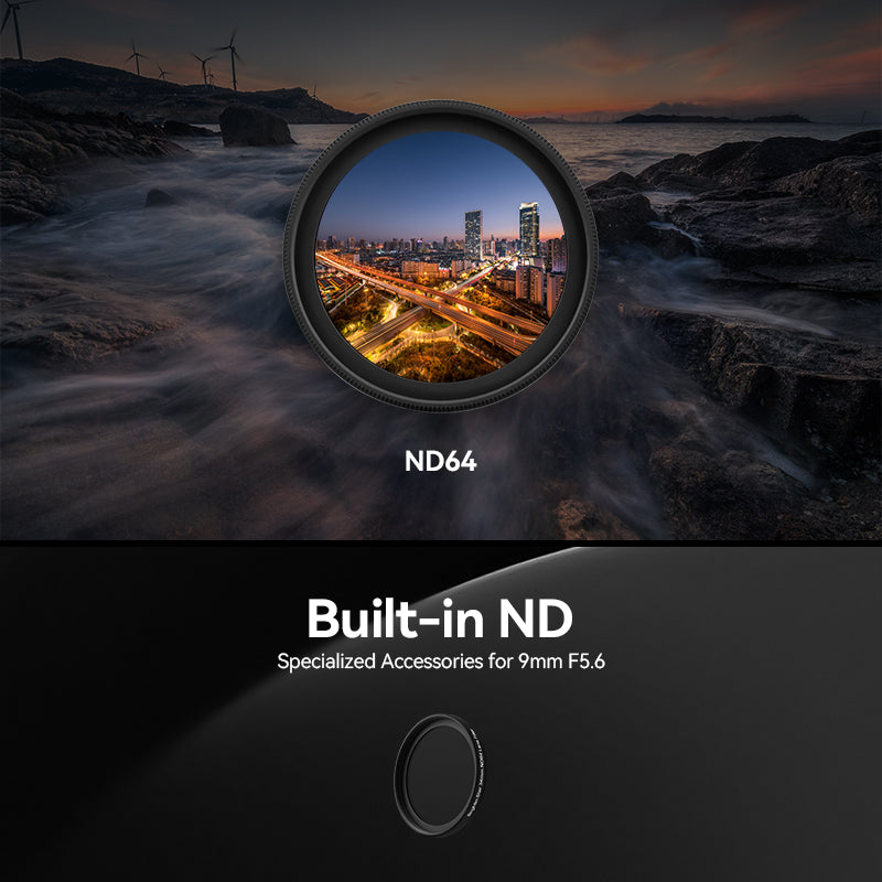 9mm F5.6 Full Frame Camera Lens with ND Filter For Sony E Mount