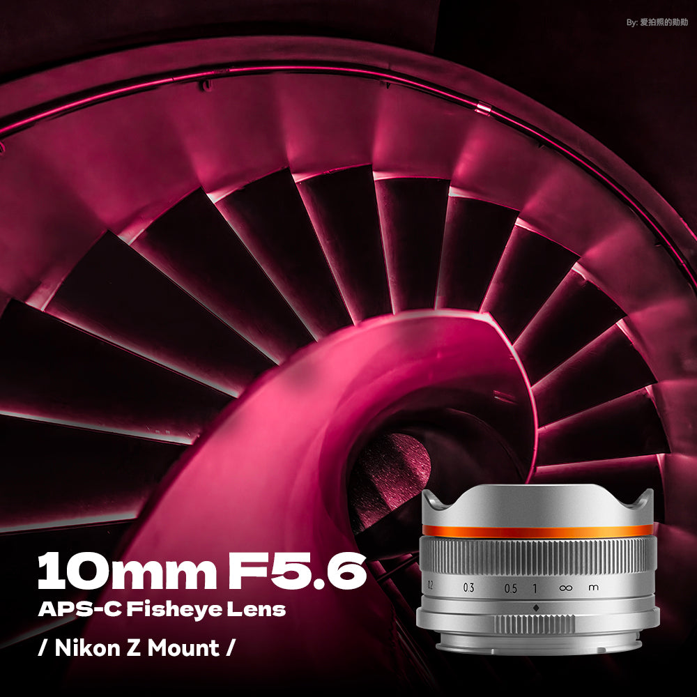 Brightin Star 10mm F5.6 APS-C Fisheye Lens Wide-Angle Lens For M43/Canon M/Canon RF/Sony E/ Nikon Z/Fuji X Mount