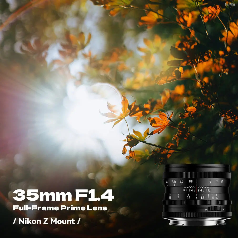 Brightin Star 35mm F1.4 Full-Frame Large Aperture Manual Focus Lens for Nikon Z Mount NIkon Z Mount