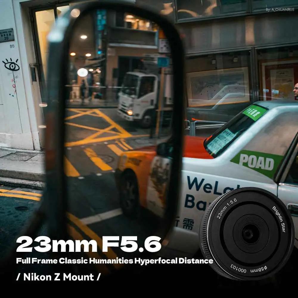 23mm F5.6 Full Frame Manual Focus Prime Lens Fit for Sony E Mount