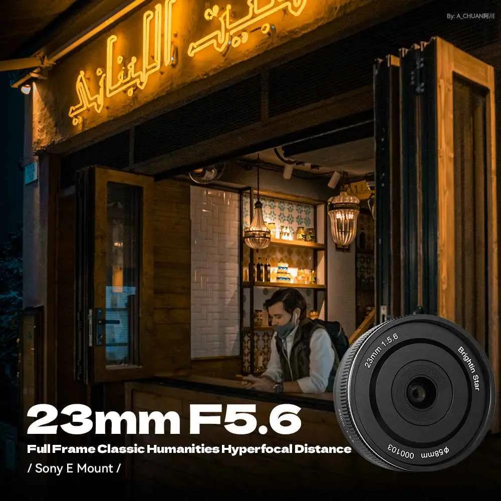 23mm F5.6 Full Frame Manual Focus Prime Lens - Brightin Star