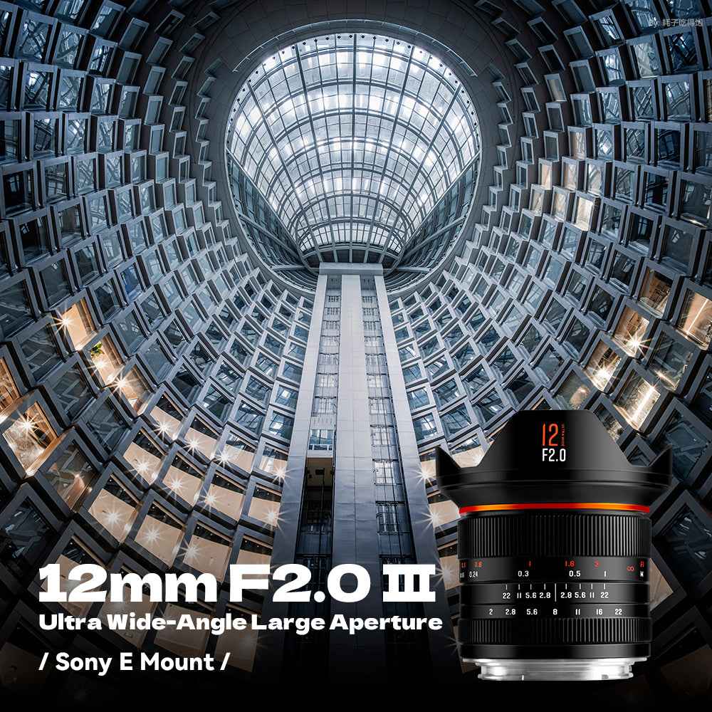 12mm F2.0 III APS-C Ultra Wide-Angle Big Aperture Cameras Lens For Panasonic/Olympus Micro 4/3 Mount