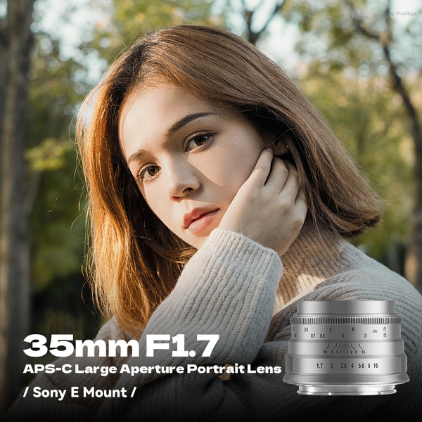 35mm F1.7 APS-C Wide-Angle Manual Focus Prime Lens for Sony E Mount