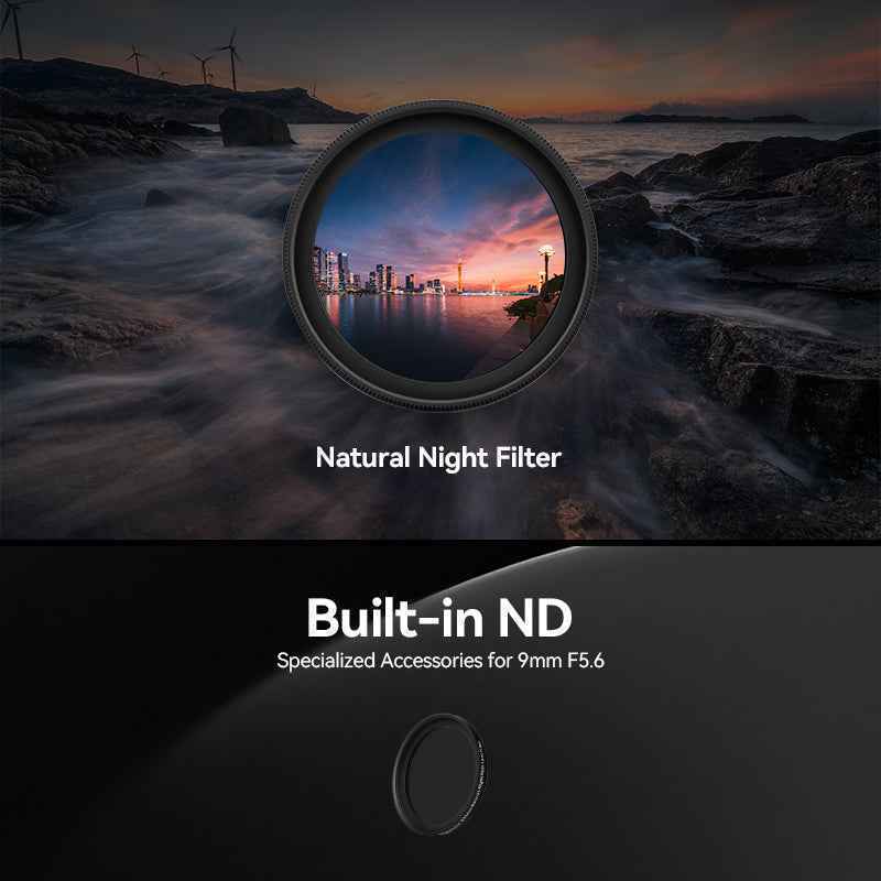 ND Filter for 9MM F5.6 Full Frame Ultra Wide Angle Lens