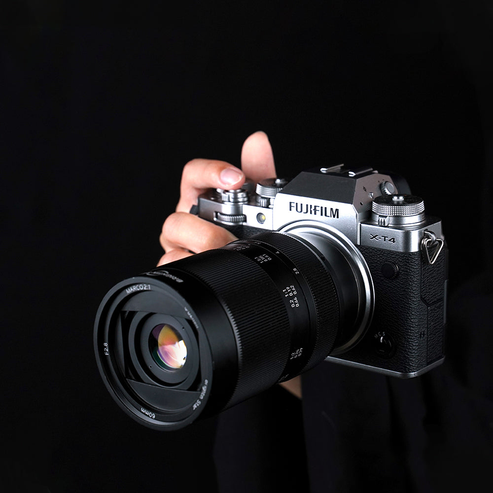 Brightin Star 60mm F2.8 II 2X Macro Magnification Manual Focus Lens Fit for Sony E/Canon M/Canon RF/Fuji X/Nikon Z/M43 Mount