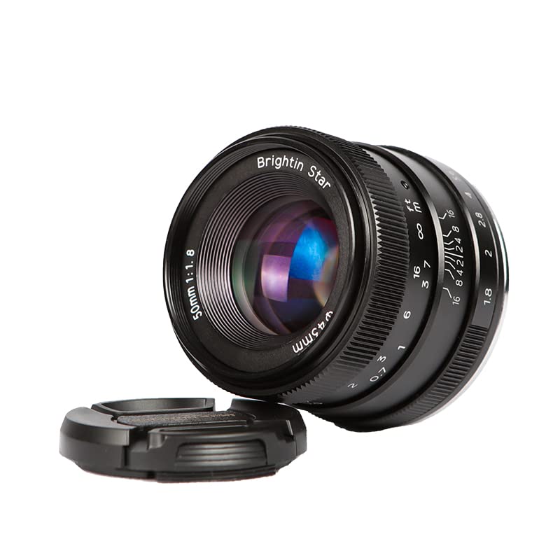 50mm F1.8 APS-C Manual Focus Lens Fit for Fuji X-Mount