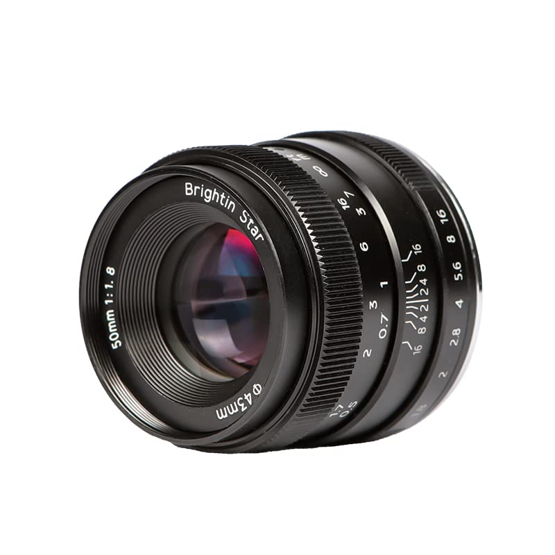 50mm F1.8 APS-C Manual Focus Lens Fit for Fuji X-Mount