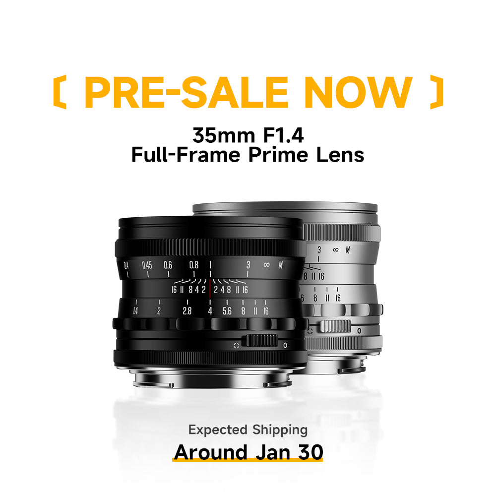 Brightin Star 35mm F1.4 Full-Frame Large Aperture Manual Focus Lens