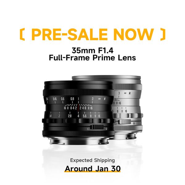 Brightin Star 35mm F1.4 Full-Frame Large Aperture Manual Focus Lens