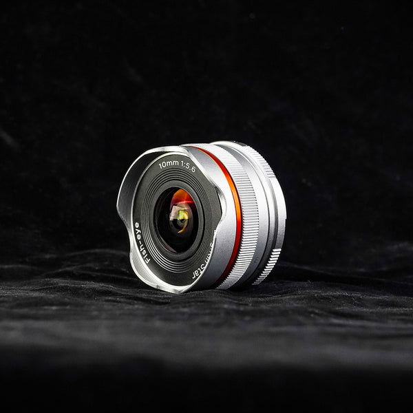 10mm F5.6 Fisheye Lens Wide-Angle Lens Pancake Lens Manual Fixed Focus Lens Suitable For Fuji X Mount