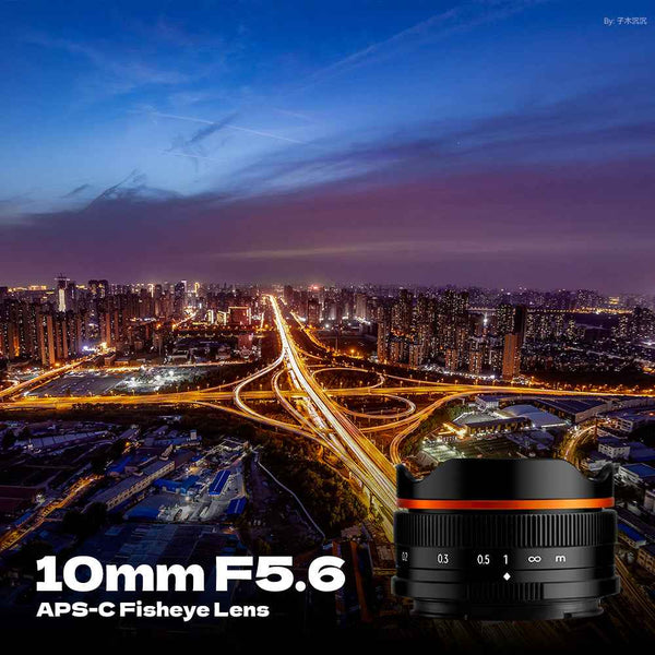 10mm F5.6 APS-C Fisheye Lens Wide-Angle Lens Pancake Lens Manual Fixed Focus Lens Suitable For Nikon Z Mount
