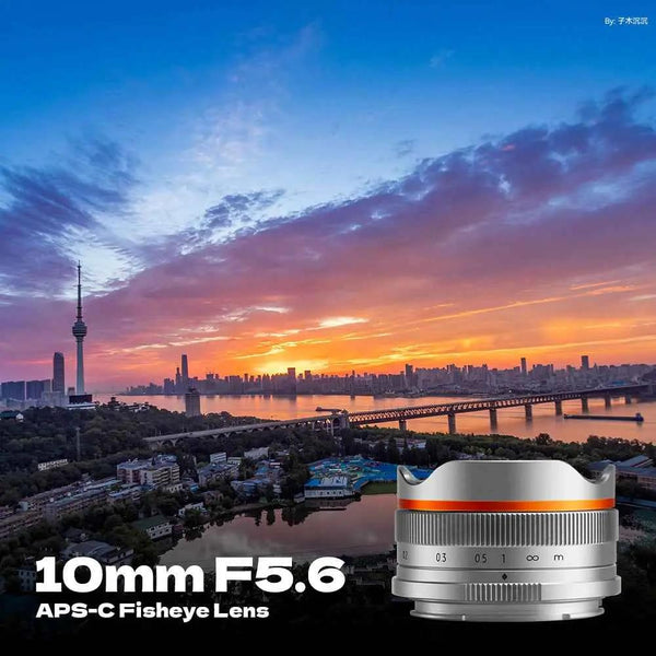10mm F5.6 APS-C Fisheye Lens Wide-Angle Lens Pancake Lens Manual Fixed Focus Lens Suitable For Nikon Z Mount