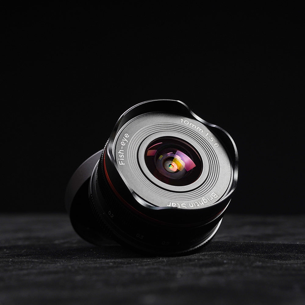 10mm F5.6 Fisheye Lens Wide-Angle Lens Pancake Lens Manual Fixed Focus Lens Suitable For Fuji X Mount