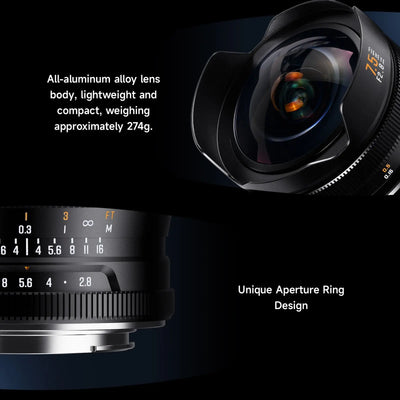 Brightin Star 7.5mm F2.8 IV APS-C Ultra Wide Fisheye Lens for Mirrorless Cameras Main