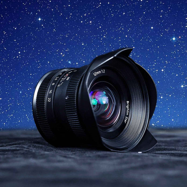 The Best Gift for Dad Brightin Star 12mm F2.0 Ultra Wide-Angle Big Aperture APS-C Manual Focus Mirrorless Cameras Lens