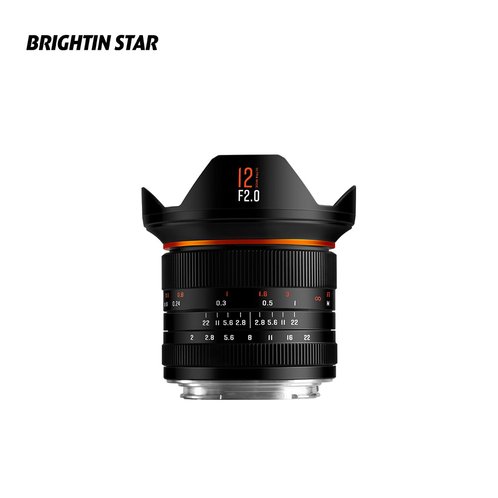 12mm F2.0 III Ultra Wide-Angle Big Aperture APS-C Cameras Lens - Brightin Star