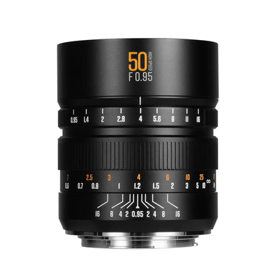 Brightin Star 50mm F0.95 II lens front view