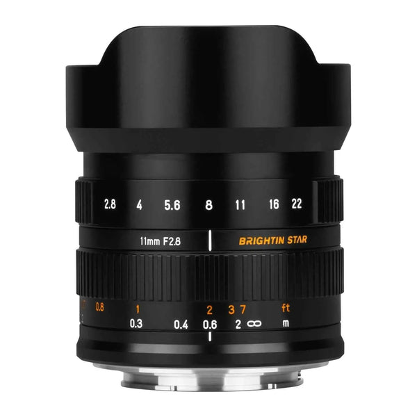 Brightin Star 11mm F2.8ソニーEマウントFullframe 11mm F2.8 Full Frame Wide-Angle Starry Sky Fisheye Lens