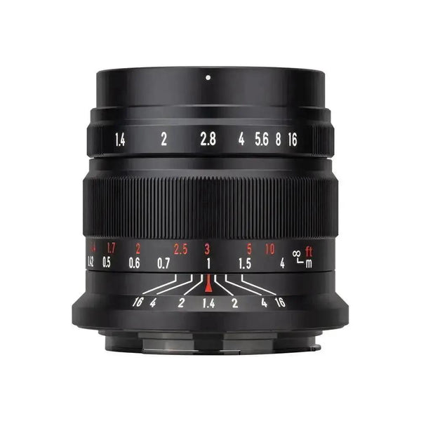 Brightin Star 50mm F1.4 APS-C Lens Front View